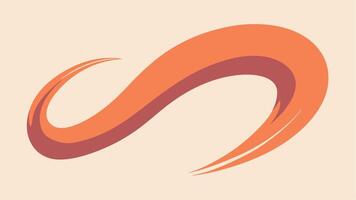 Simple Curved Brush Strokes Pattern with Elegant Design vector