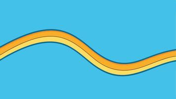 Thin Wavy Line Gradient Background with Elegant Curves Smooth Flow Pattern vector