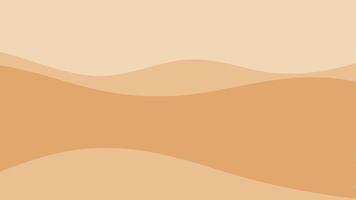 Soft Sand Dunes with Light Abstract Curved Layers Pattern Design vector