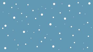 Light Snowfall Effect with Scattered Snowflakes for Winter Backgrounds vector