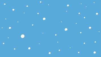 Light Snowfall Effect with White Snowflakes Winter Backgrounds vector