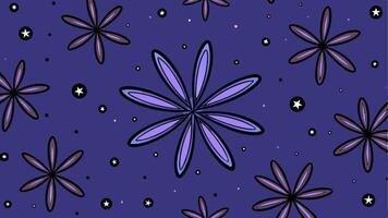 Surreal Floating Petals in Space Background with a Futuristic and Dreamy Aesthetic vector