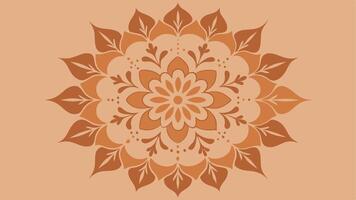 Mandala Floral Fusion Textile Pattern Abstract Art in Vibrant Colors and Geometric Shapes for Modern Fashion Design vector