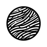 Intricate black and white circular with wavy lines and dots abstract, minimalist, and artistic composition vector