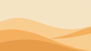 Soft Sand Dune Light Abstract Curved Layers Pattern Design vector