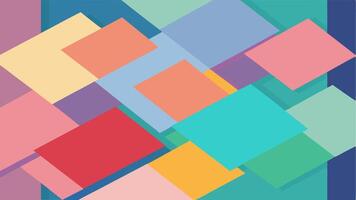 Soft Overlapping Rectangles with Semi Transparent Layers for Backgrounds vector