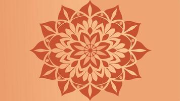 Mandala Floral Fusion Textile Pattern Abstract Art in Vibrant Colors and Geometric Shapes for Modern and Interior Design vector