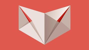 Abstract Paper Fold Pattern with Soft Shadows for a Clean and Aesthetic vector