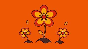 Lava Bloom Abstract Flowers with Fiery Molten Textile Seamless Design Creative Fabric Patterns vector