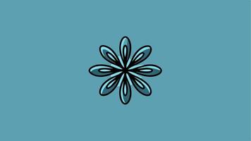 Transparent Glass Flower Abstract Pattern Design Illustration for Decorative and Creative Backgrounds vector