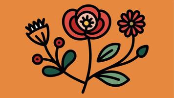 Elegant and Decorative Floral Sketch Seamless Design for Print and Digital Use vector