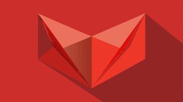 Minimal Folded Paper Effect with Subtle Shadows Elegant Creases for Modern Design vector