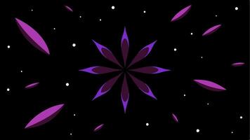 Surreal Floating Petals in Space Seamless Background Futuristic Dreamy Aesthetic vector