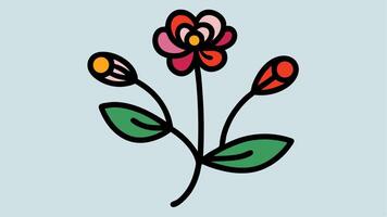 Hand Drawn Floral Sketch Seamless Pattern vector