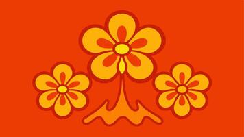 Lava Bloom Abstract Flowers with Fiery Molten Textile Seamless Design for Creative Patterns vector