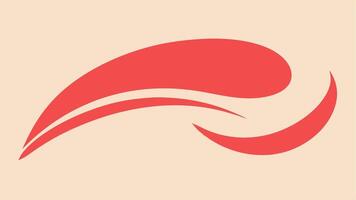Abstract Curved Brush Strokes Pattern for Modern Design vector