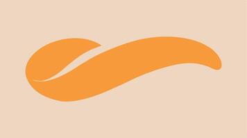 Simple Curved Brush Strokes Pattern and Elegant Design vector