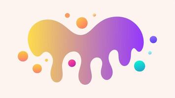 Smooth Gradient Splashes with Artistic Fluid Shapes for Modern Backgrounds vector