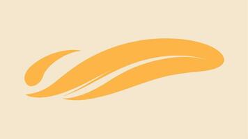 Simple Curved Brush Strokes Pattern with Minimal and Elegant Design vector