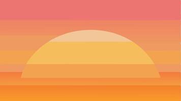 Sunrise Horizon Gradient Pattern with Warm Colors and Smooth Transitions vector