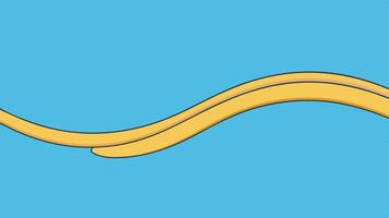 Thin Wavy Line Gradient Background Elegant Curves Smooth Flow Pattern vector