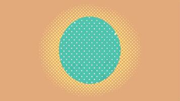 Modern Composition of Large Faded Overlapping Vibrant Colorful Pattern vector