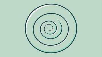 Gentle Swirling Pattern with a Circular Flow in Modern Abstract Design vector