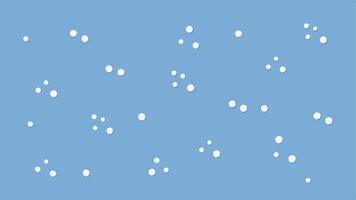 Light Snowfall Effect with Scattered White Snowflakes Winter Backgrounds vector