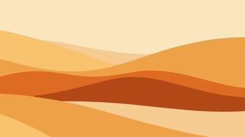 Soft Sand with Light Abstract Curved Layers Pattern Design vector