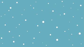 Light Snowfall Effect with Scattered White Snowflakes for Winter Background vector