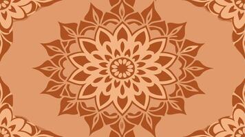 Mandala Floral Fusion Textile Pattern Abstract Art in Vibrant Colors and Geometric Shapes Modern Interior Design vector