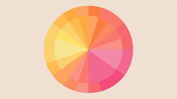 Clean Radial Gradient Pattern Design with Smooth Transitions for Visual Appeal vector
