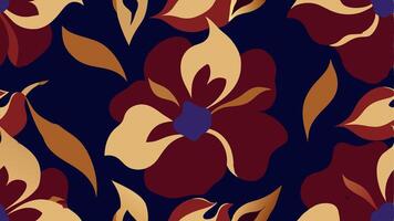 Embossed Floral Leather Texture with Luxurious Design vector