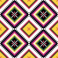 Geometric Oriental ethnic pattern boho pattern textile design for carpet wallpaper background vector
