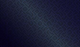 Overlapping circles pattern, Japanese wave pattern, Geometric pattern. dark blue artistic background. vector