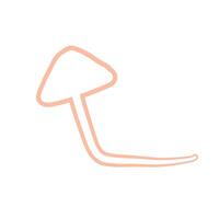 Pastel Hand Drawn Arrow vector