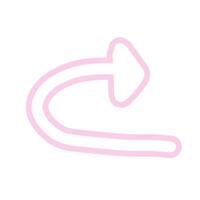 Brush Arrow Shape Design vector