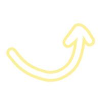 Hand Drawn Arrow Sketch vector
