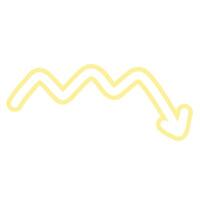 Cute Arrow Sketch Art vector