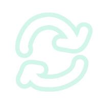 Colorful Arrow Outline Design vector