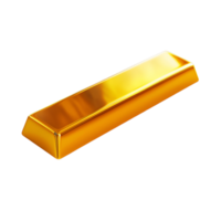 Luxury Gold Bar Wealth Symbol On Transparent Background png