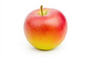 Vibrant acerola stands out with rich color and glossy shine against a pristine white background photo