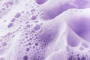 Modern abstract foam background with a beautiful soft texture and diffused lighting creating a serene atmosphere photo