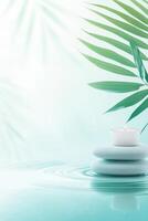 Serenity found in a tranquil spa environment featuring calming water and soothing spa elements for ultimate relaxation photo