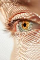 Exploring the complexity of vision through abstract representations of optical illusions and eye function decline photo