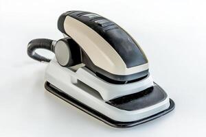 High quality electric sander isolated on clean white background for professional use photo