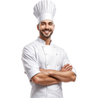 Happy Smiling Chef with Arms Crossed png