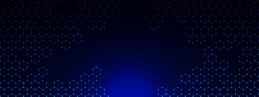 Hexagons pattern background for digital technology, medical and science design vector