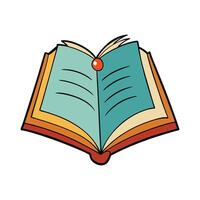 Open Book clipart for Knowledge and Reading Illustration vector