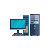 Digital Pulse The Art of Computers And CPUs vector